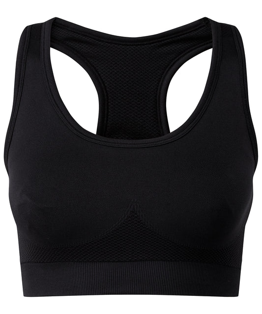Tridri® seamless "3D fit" multi-sport sculpt solid colour bra