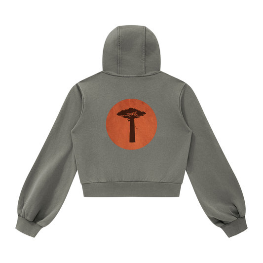 Galawa Red Circle Dark Gray Back