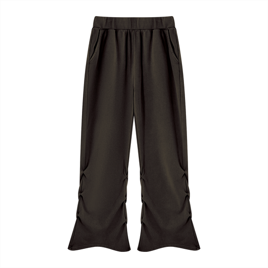 Galawa Women’s Vintage Wash Ruched Sweatpants